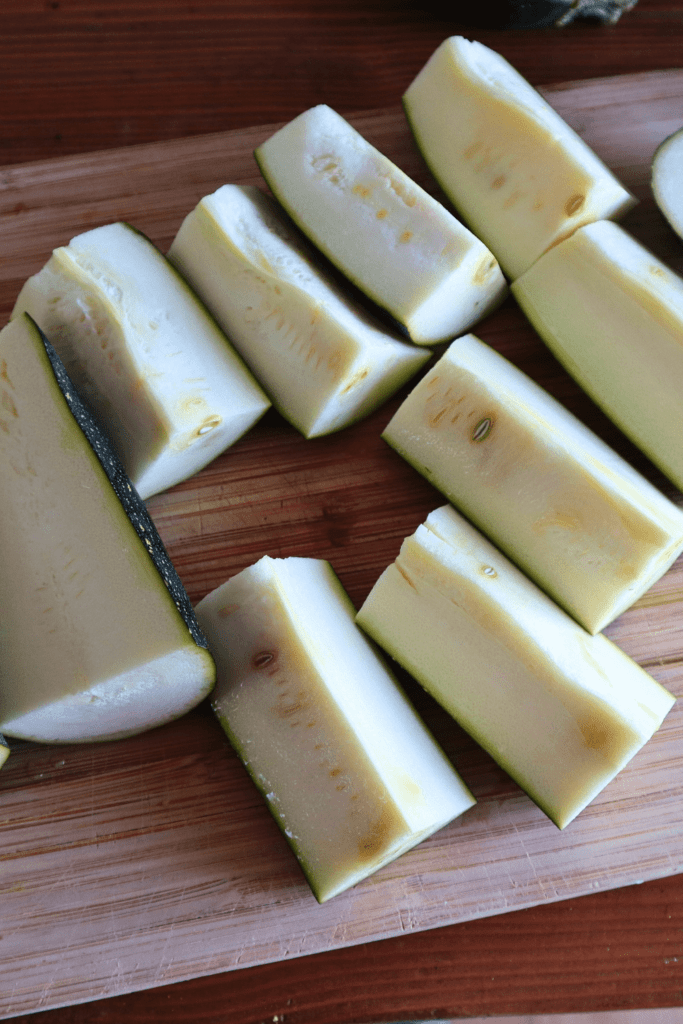 Freeze zucchini without blanching