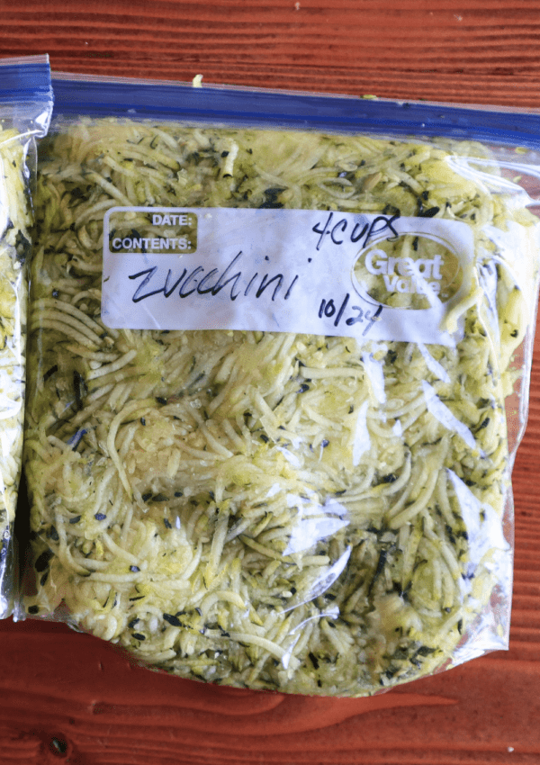 How To Freeze Shredded Zucchini?
