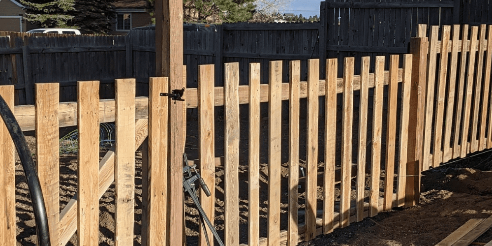 cheap garden fence