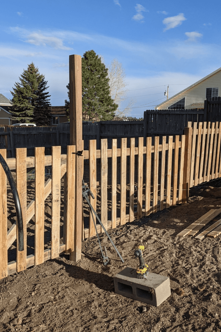 cheap garden fence