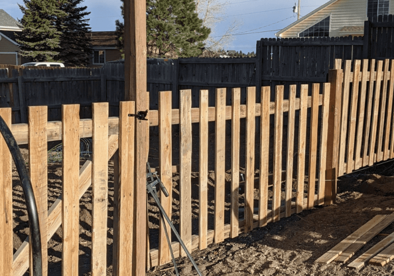 cheap garden fence