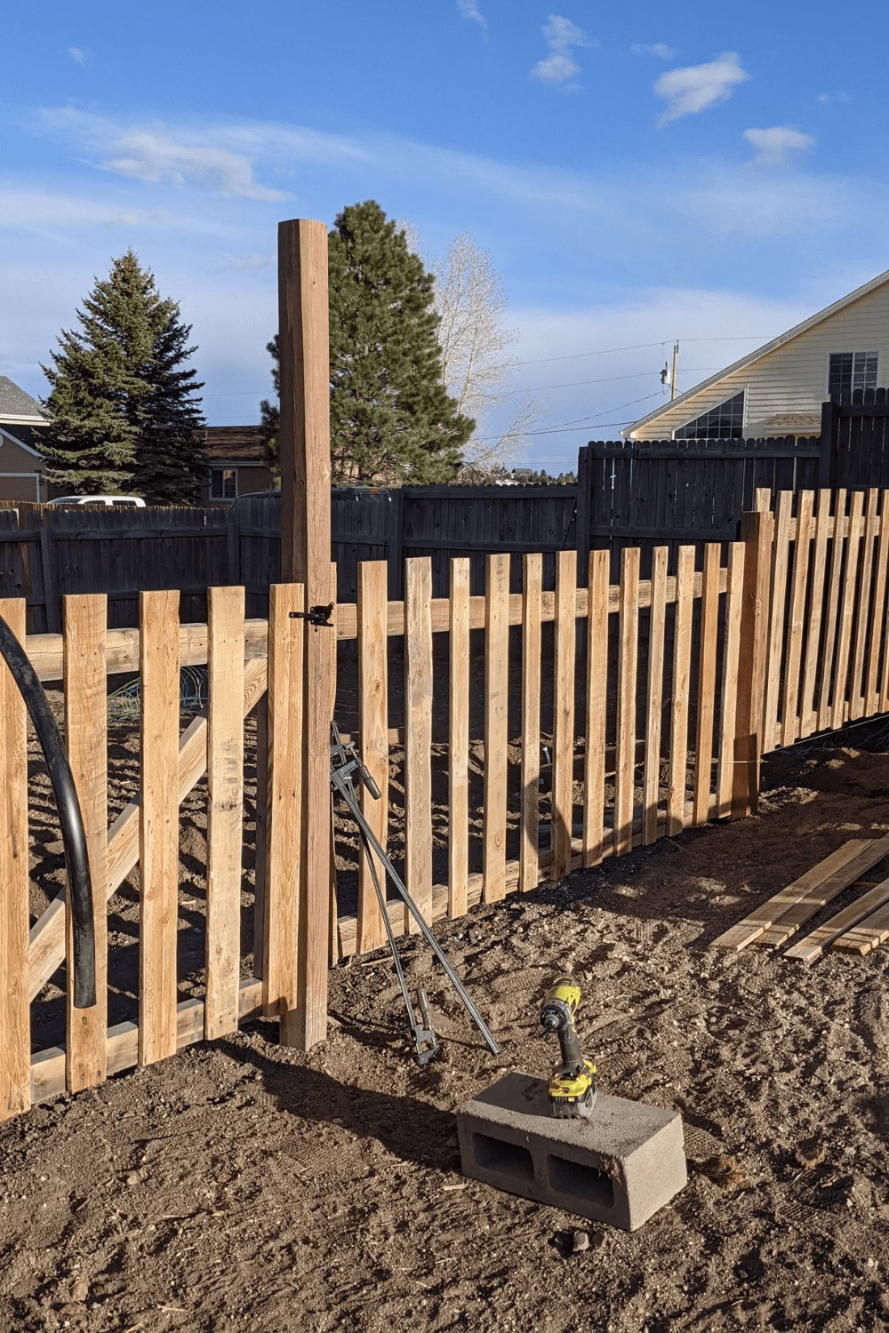 cheap garden fence