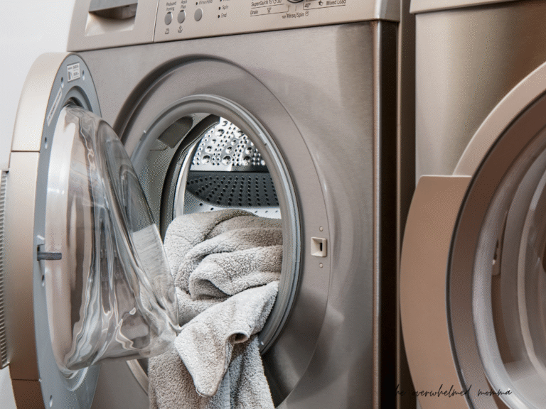 simple laundry routine for busy moms