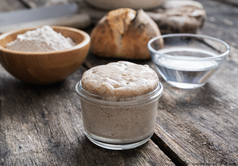 fresh milled flour sourdough starter