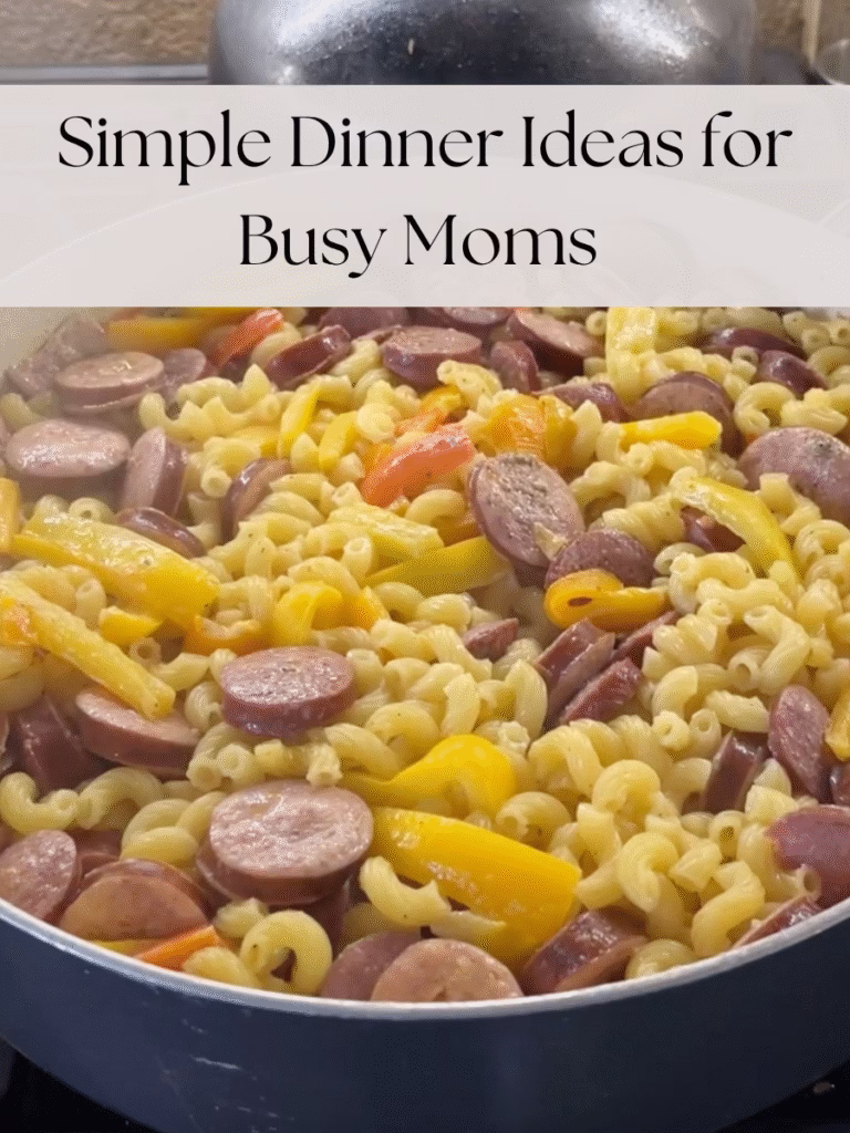 simple dinner ideas for busy moms