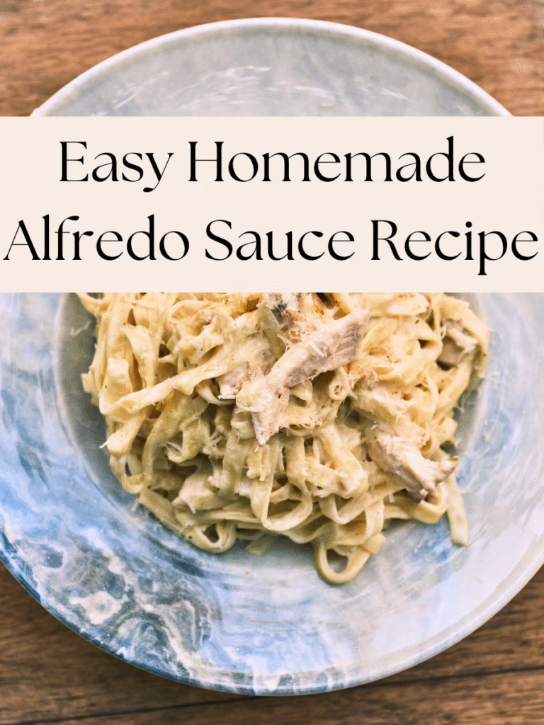 easy homemade alfredo sauce recipe