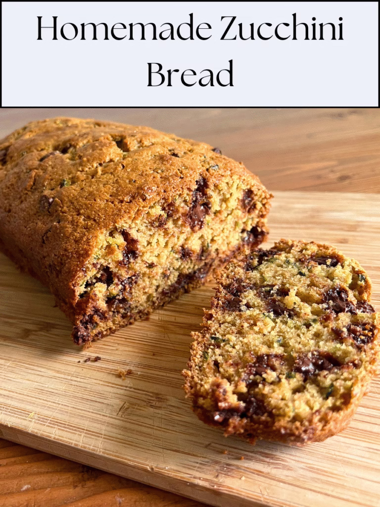 homemade zucchini bread
