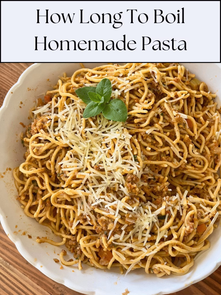 how long to boil fresh pasta