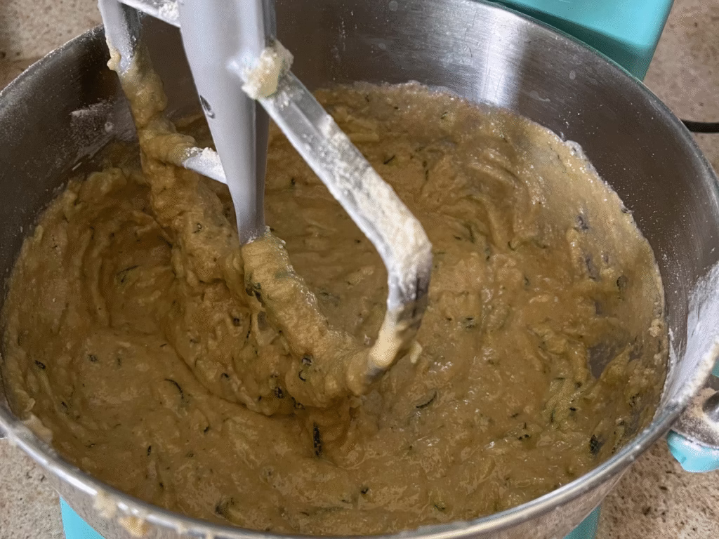 Zucchiui bread batter