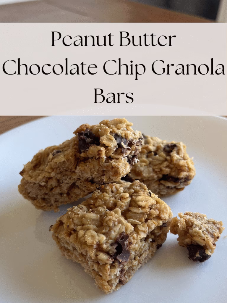 peanut butter chocolate chip granola bars