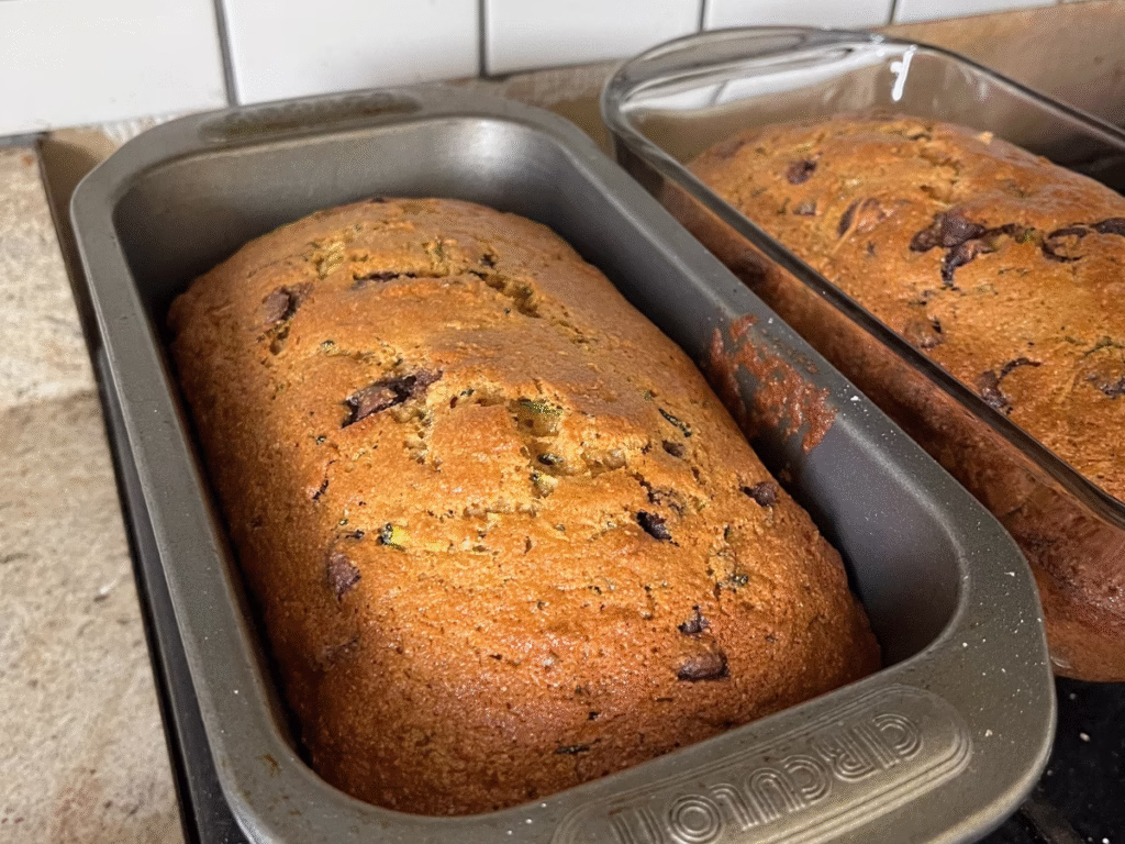 homemade zucchini bread