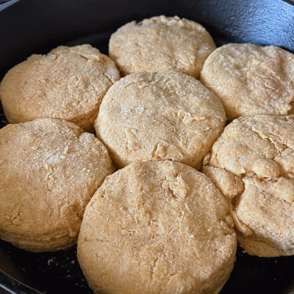 fresh milled flour biscuits