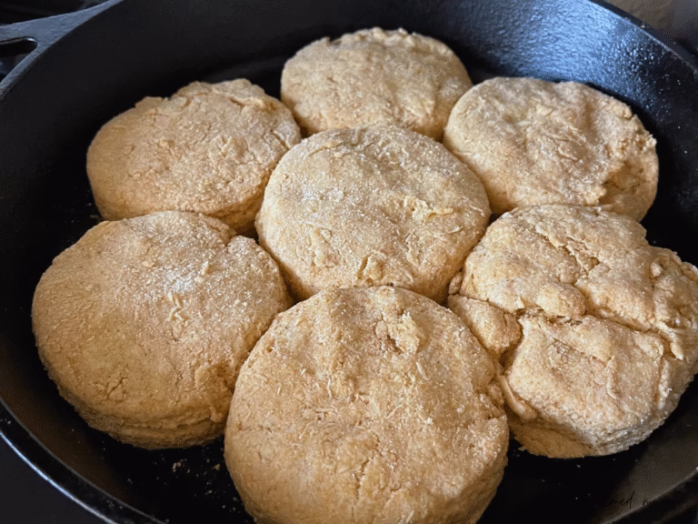 fresh milled flour biscuits