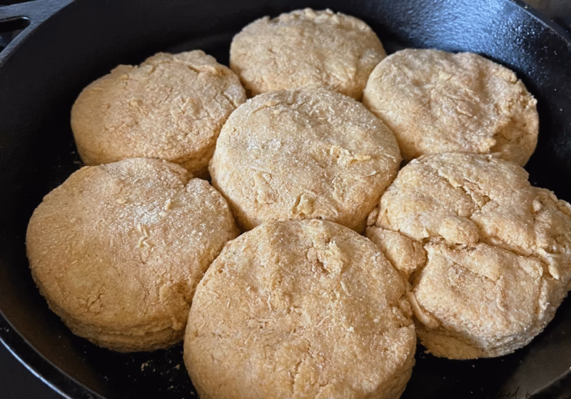 fresh milled flour biscuits