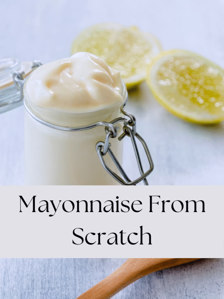 mayonnaise from scratch