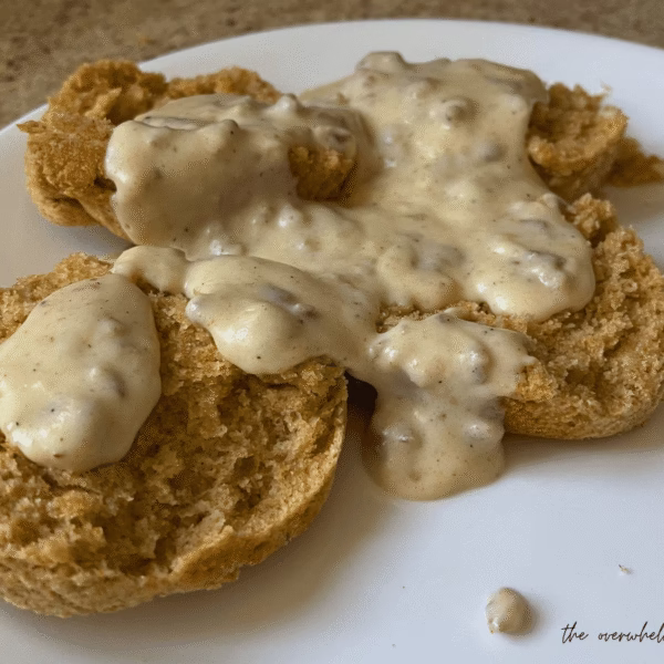 fresh milled flour gravy