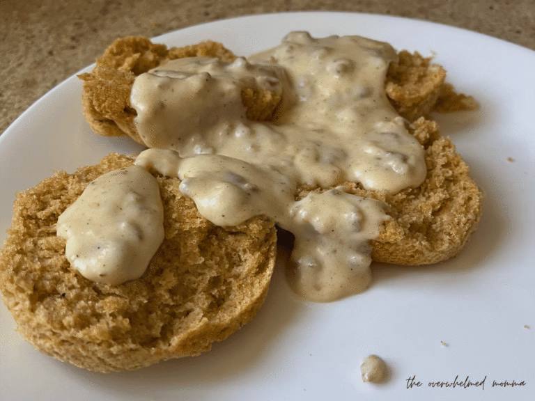 fresh milled flour gravy