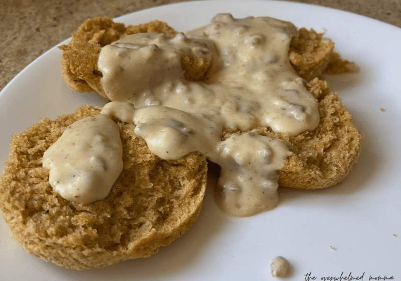 fresh milled flour gravy
