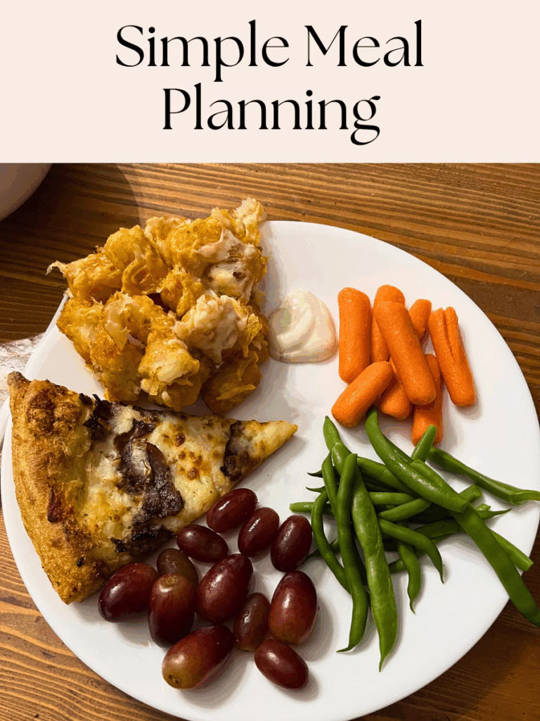 simple meal planning