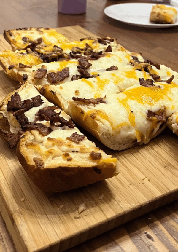 Homemade French Bread Pizza (A Real-Life Busy Night Favorite)