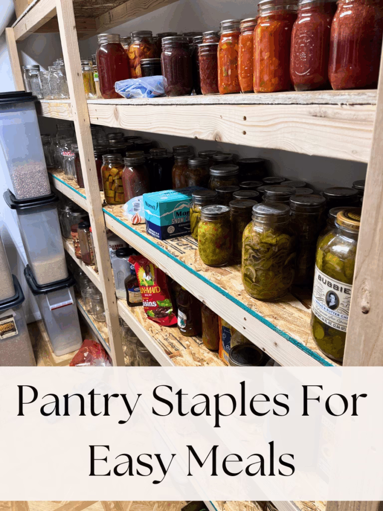 pantry staples for easy meals