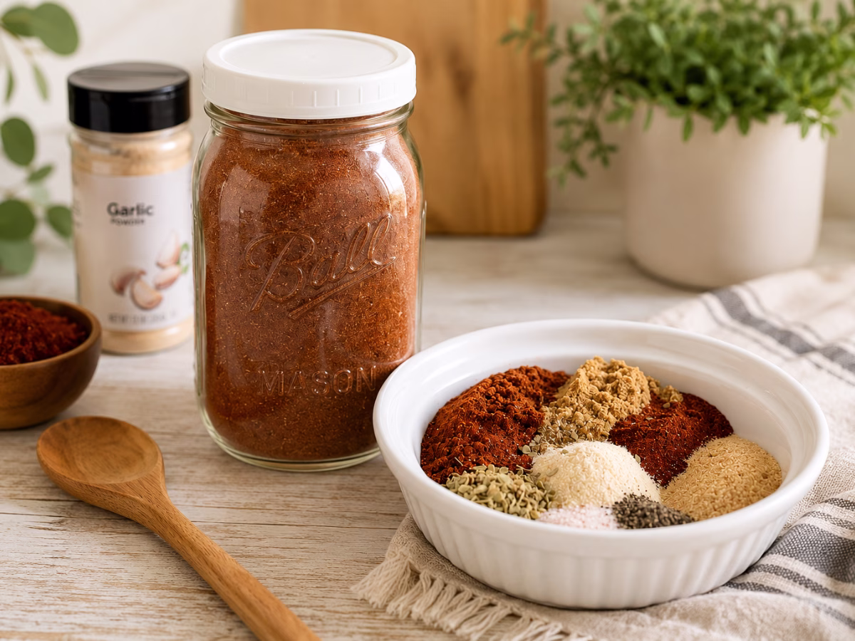 homemade taco seasoning for 1 lb ground beef