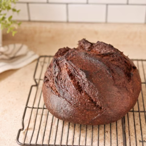 easy chocolate sourdough bread